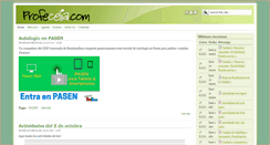 Desktop Screenshot of profecelia.com