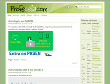 Tablet Screenshot of profecelia.com